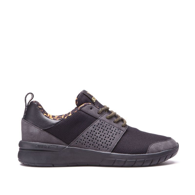 Supra Scissor Turnschuhe Damen - Grau/Schwarz EOY19411